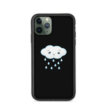 Load image into Gallery viewer, Sad Cloud Biodegradable phone case
