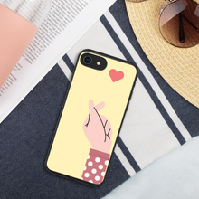 Load image into Gallery viewer, Saranghae Hand Biodegradable phone case
