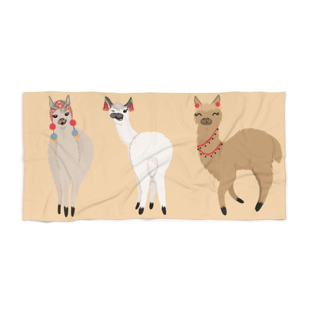 Cheeky Llamas - Beach Towel