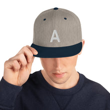 Load image into Gallery viewer, A -Snapback Hat
