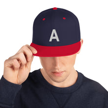 Load image into Gallery viewer, A -Snapback Hat
