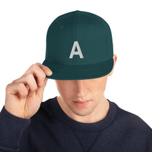 Load image into Gallery viewer, A -Snapback Hat
