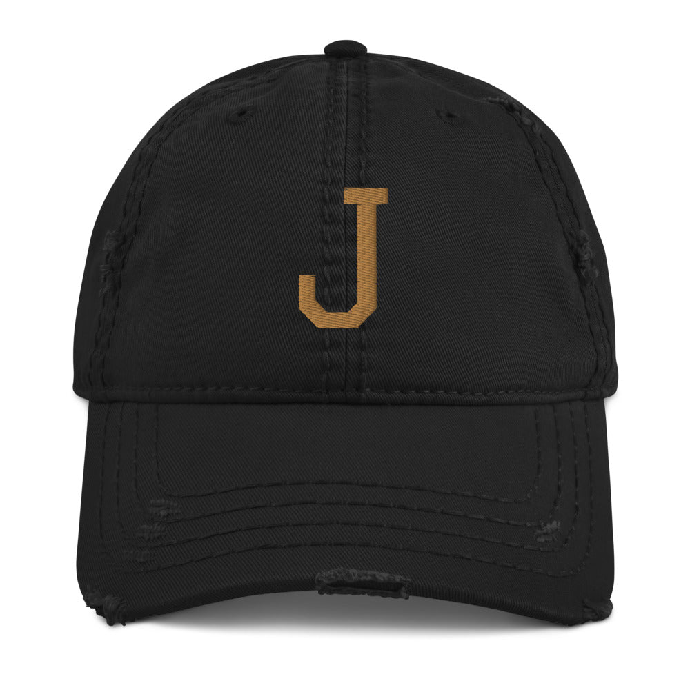 Distressed J - Hat