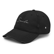 Load image into Gallery viewer, Smile - Distressed Dad Hat
