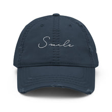 Load image into Gallery viewer, Smile - Distressed Dad Hat
