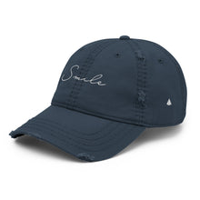 Load image into Gallery viewer, Smile - Distressed Dad Hat
