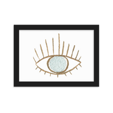 Load image into Gallery viewer, Evil Eye Framed matte paper poster
