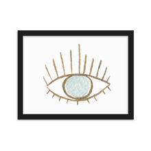 Load image into Gallery viewer, Evil Eye Framed matte paper poster
