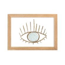 Load image into Gallery viewer, Evil Eye Framed matte paper poster
