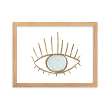 Load image into Gallery viewer, Evil Eye Framed matte paper poster
