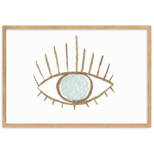 Load image into Gallery viewer, Evil Eye Framed matte paper poster
