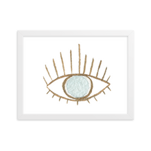 Load image into Gallery viewer, Evil Eye Framed matte paper poster
