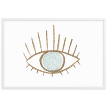 Load image into Gallery viewer, Evil Eye Framed matte paper poster
