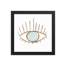 Load image into Gallery viewer, Evil Eye Framed poster
