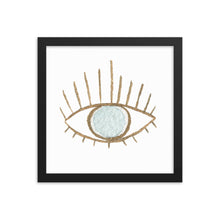 Load image into Gallery viewer, Evil Eye Framed poster
