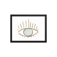 Load image into Gallery viewer, Evil Eye Framed poster
