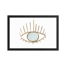 Load image into Gallery viewer, Evil Eye Framed poster
