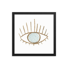 Load image into Gallery viewer, Evil Eye Framed poster
