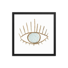 Load image into Gallery viewer, Evil Eye Framed poster
