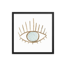 Load image into Gallery viewer, Evil Eye Framed poster
