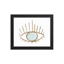 Load image into Gallery viewer, Evil Eye Framed poster
