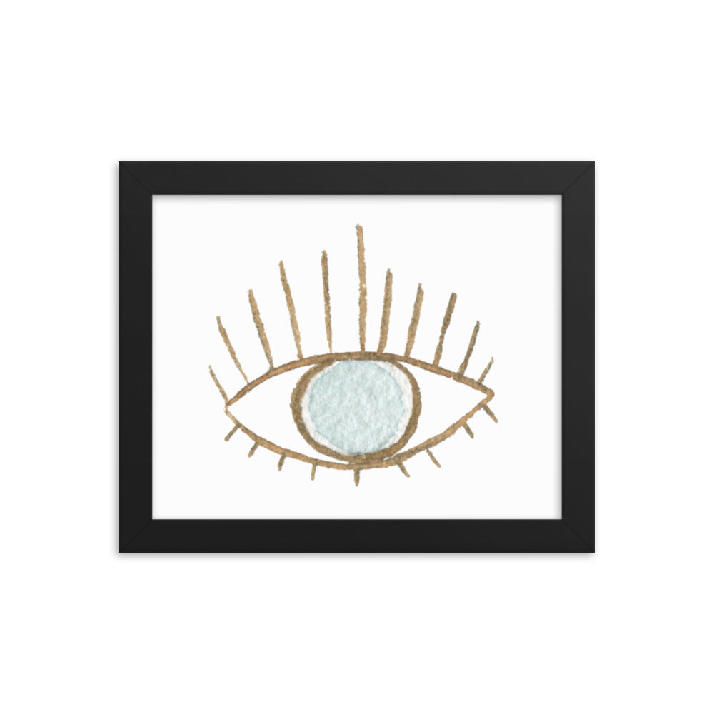 Evil Eye Framed poster
