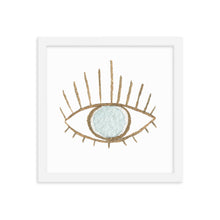 Load image into Gallery viewer, Evil Eye Framed poster
