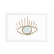 Load image into Gallery viewer, Evil Eye Framed poster
