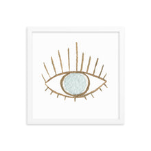 Load image into Gallery viewer, Evil Eye Framed poster
