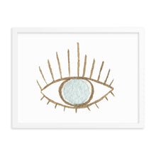 Load image into Gallery viewer, Evil Eye Framed poster
