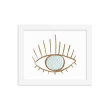 Load image into Gallery viewer, Evil Eye Framed poster

