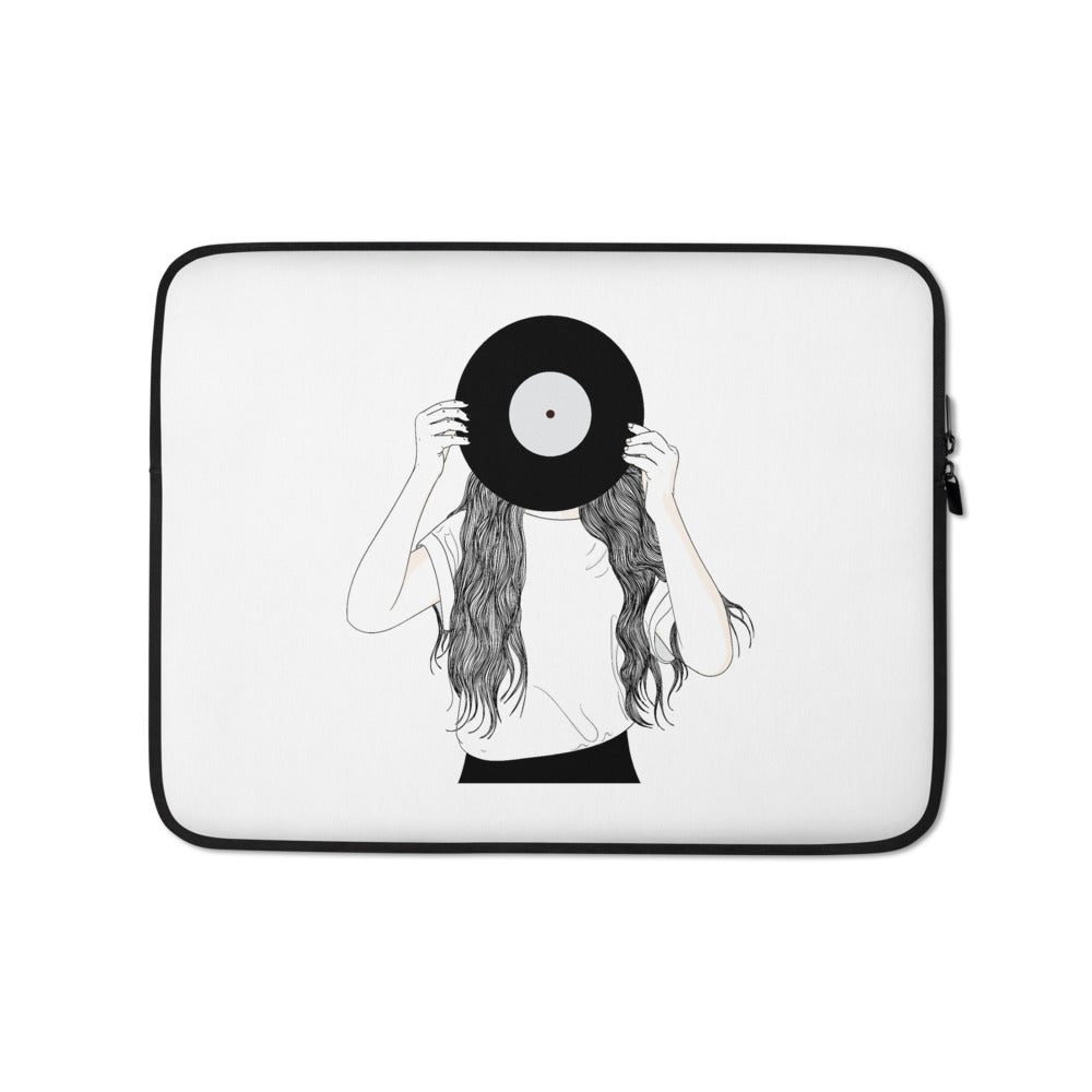Record Girl - Laptop Sleeve