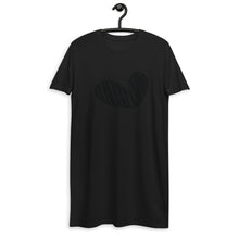 Load image into Gallery viewer, Heart - Organic cotton t-shirt dress
