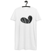 Load image into Gallery viewer, Heart - Organic cotton t-shirt dress
