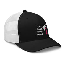 Load image into Gallery viewer, Eat Beach Sleep Repeat - Trucker Cap
