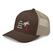Load image into Gallery viewer, Eat Beach Sleep Repeat - Trucker Cap
