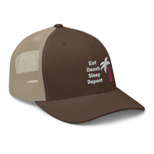 Load image into Gallery viewer, Eat Beach Sleep Repeat - Trucker Cap
