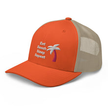 Load image into Gallery viewer, Eat Beach Sleep Repeat - Trucker Cap
