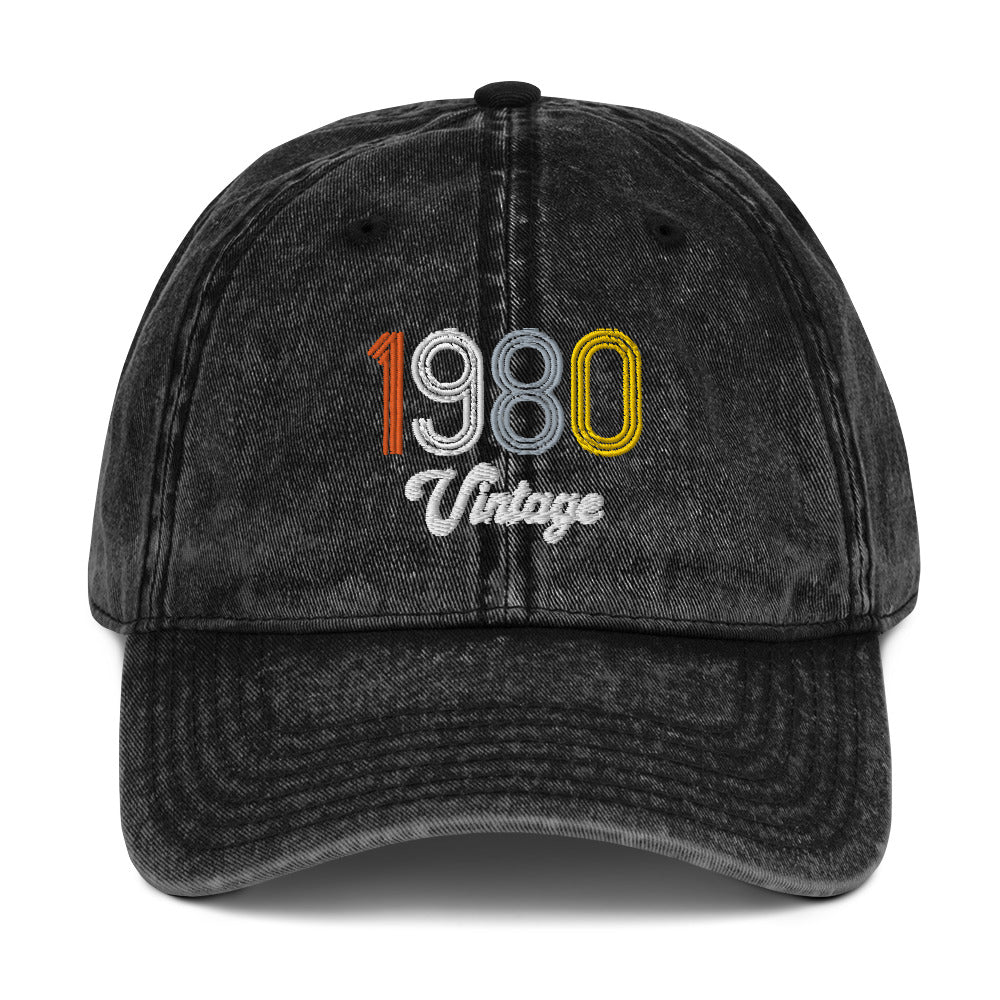 1980 Vintage Cotton Twill Cap