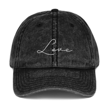 Load image into Gallery viewer, Love - Vintage Cotton Twill Cap
