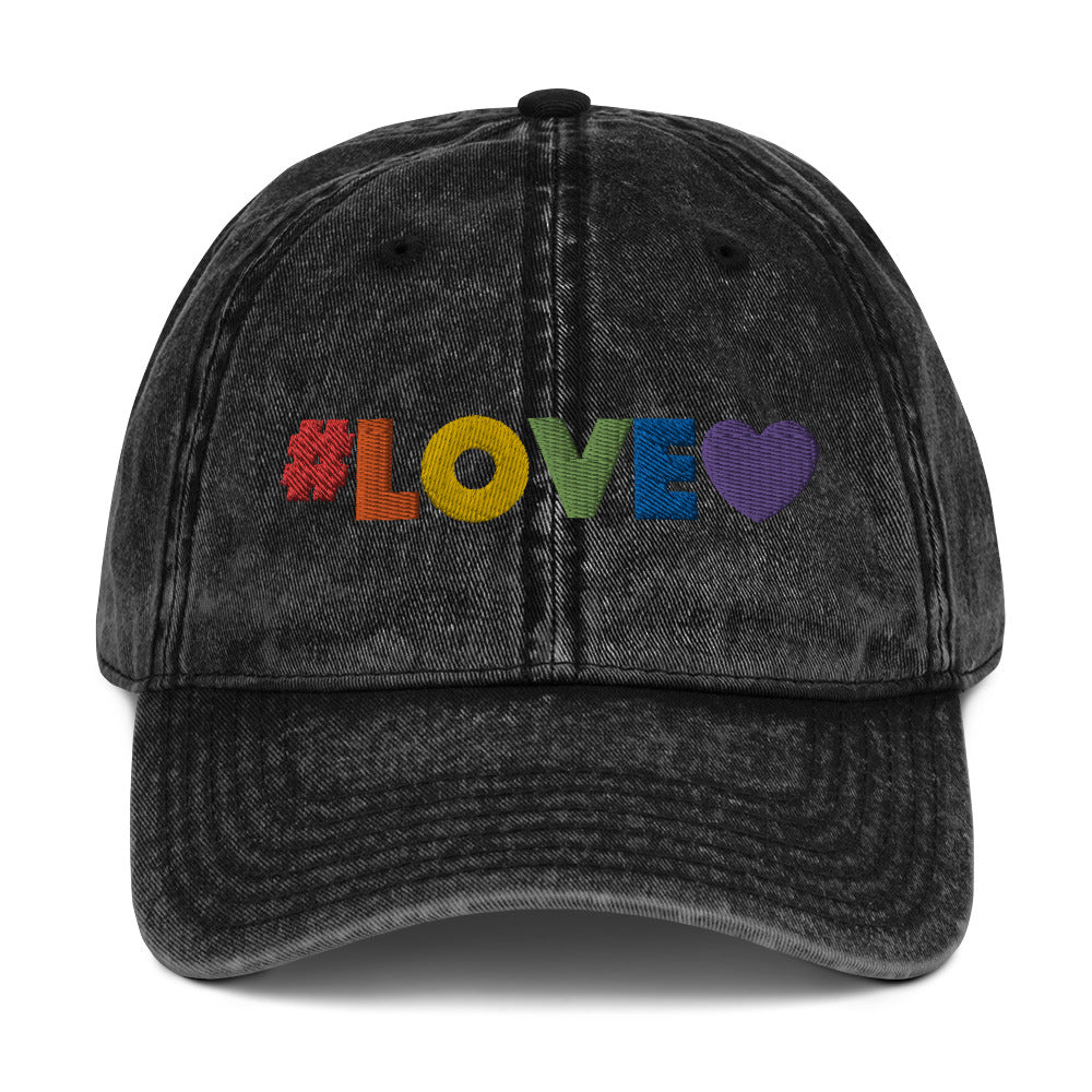 #Love - Vintage Cotton Twill Cap