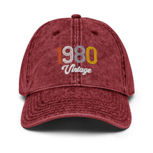 Load image into Gallery viewer, 1980 Vintage Cotton Twill Cap
