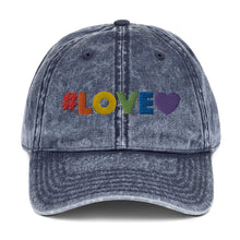 Load image into Gallery viewer, #Love - Vintage Cotton Twill Cap
