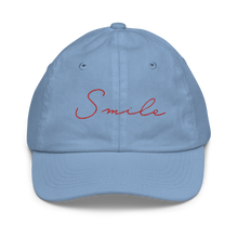 Load image into Gallery viewer, Smile - Youth baseball cap
