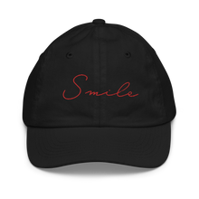 Load image into Gallery viewer, Smile - Youth baseball cap
