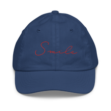 Load image into Gallery viewer, Smile - Youth baseball cap
