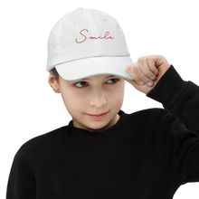 Load image into Gallery viewer, Smile - Youth baseball cap
