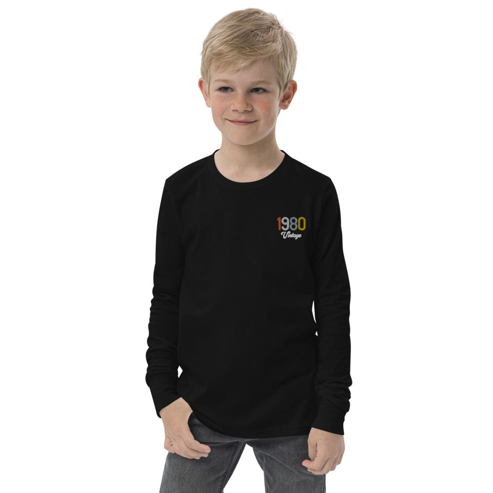 1980 Vintage - Youth long sleeve tee
