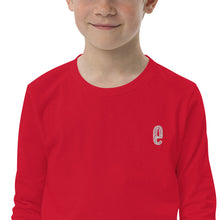 Load image into Gallery viewer, E - Youth long sleeve tee

