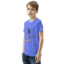 Load image into Gallery viewer, Camping by the fire - Youth Short Sleeve T-Shirt
